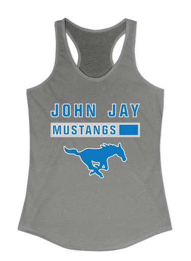 John Jay Mustangs Mascot #7 Women's Tank Top