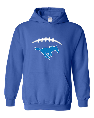 John Jay Mustangs Football #2 Men's Hoodie