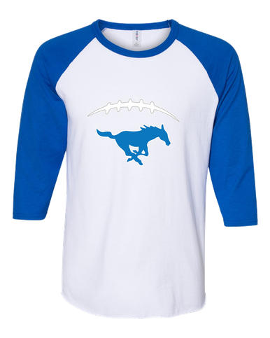 John Jay Mustangs Football #2 Men's Baseball T-Shirt
