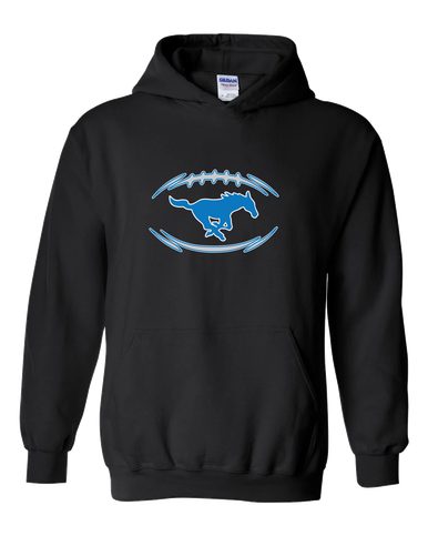 John Jay Mustangs Football #3 Men's Hoodie
