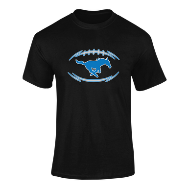 John Jay Mustangs Football #3 Men's SS T-Shirt