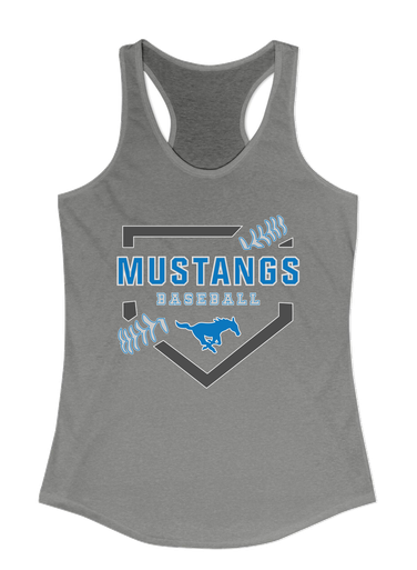 John Jay Mustangs Baseball #2 Women's Tank Top