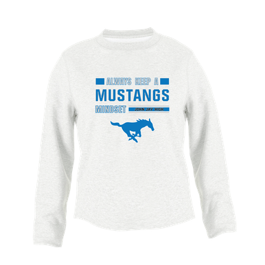 John Jay Mustangs Mindset Women's Sweatshirt