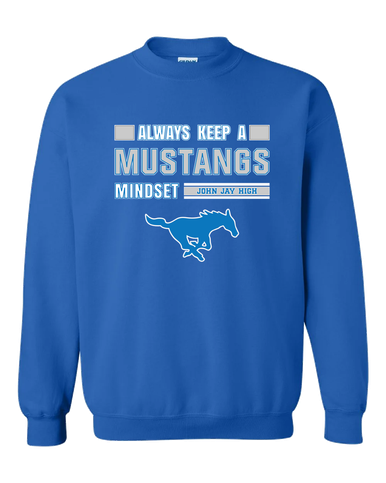 John Jay Mustangs Mindset Men's Sweatshirt