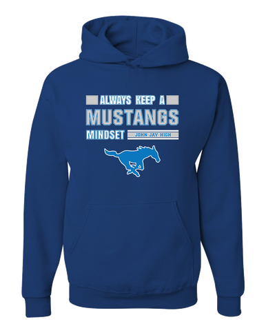 John Jay Mustangs Mindset Men's Premium Hoodie