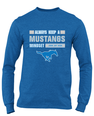 John Jay Mustangs Mindset Men's Premium LS T-Shirt