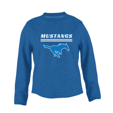 John Jay Mustangs Mascot #8 Women's Sweatshirt