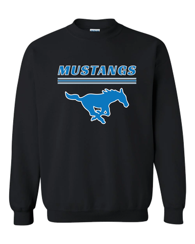 John Jay Mustangs Mascot #8 Men's Sweatshirt