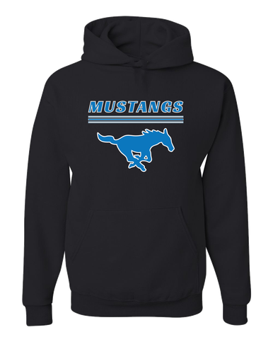 John Jay Mustangs Mascot #8 Men's Premium Hoodie