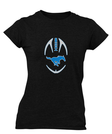 John Jay Mustangs Football #4 Women's Premium SS T-Shirt