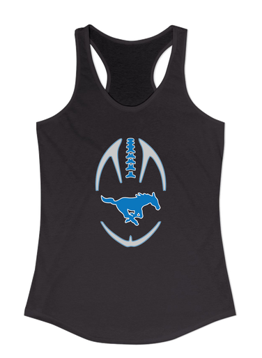 John Jay Mustangs Football #4 Women's Tank Top