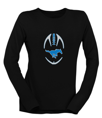 John Jay Mustangs Football #4 Women's Premium LS T-Shirt