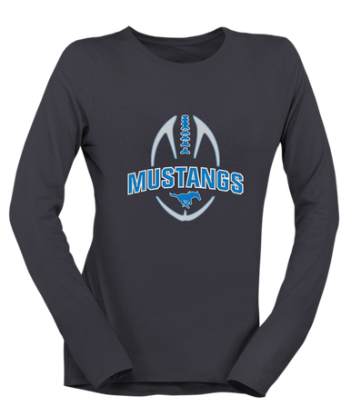 John Jay Mustangs Football #5 Women's Premium LS T-Shirt