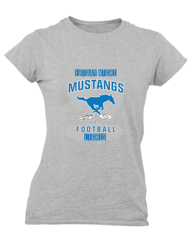 John Jay Mustangs Football #6 Women's Premium SS T-Shirt