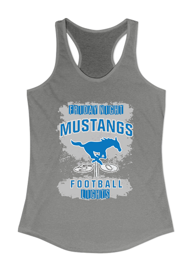 John Jay Mustangs Football #6 Women's Tank Top