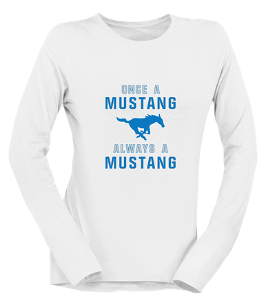 John Jay Mustangs Once A Women's LS T-Shirt