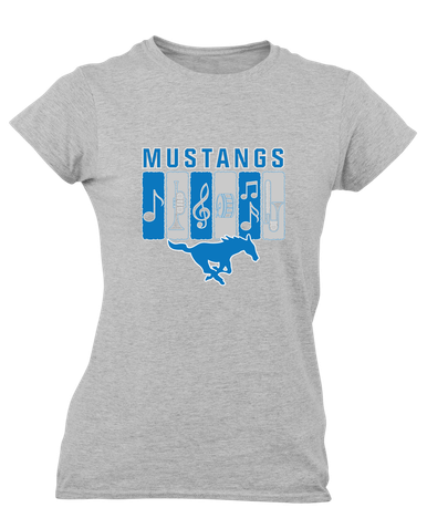 John Jay Mustangs Band # 2 Women's SS T-Shirt