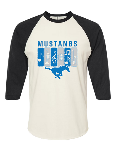 John Jay Mustangs Band # 2 Men's Baseball T-Shirt