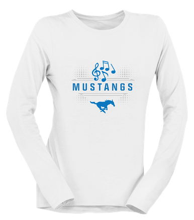 John Jay Mustangs Band # 3 Women's LS T-Shirt