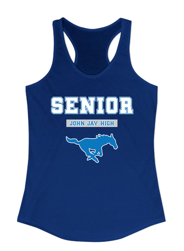 John Jay Mustangs Senior #2 Women's Tank Top