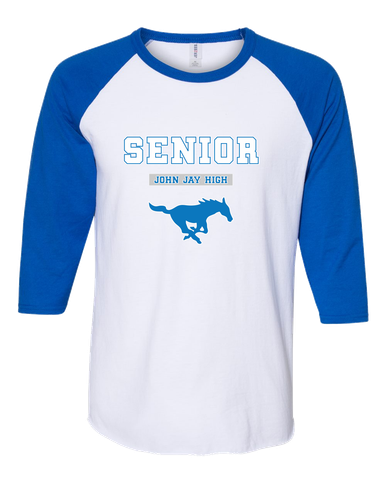 John Jay Mustangs Senior #2 Women's Baseball T-Shirt