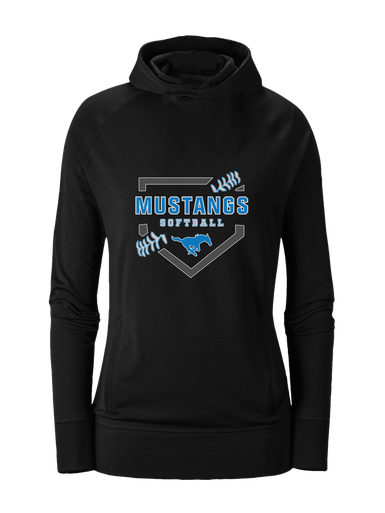John Jay Mustangs Softball #2 Women's Hoodie