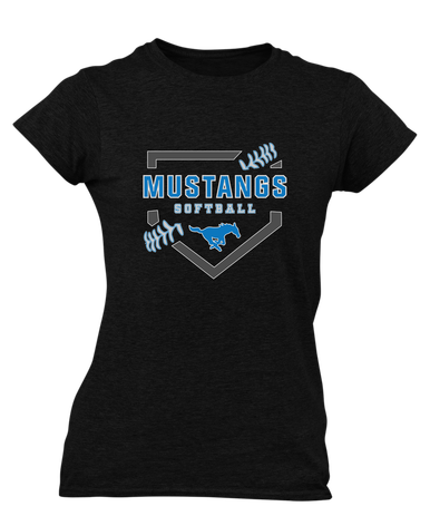 John Jay Mustangs Softball #2 Women's Premium SS T-Shirt