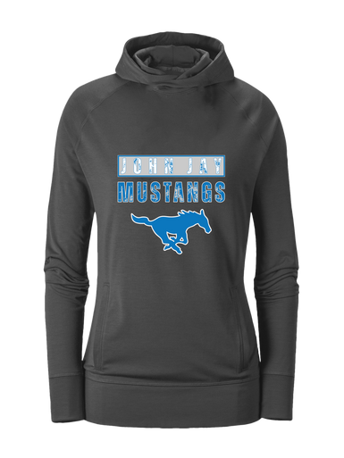 John Jay Mustangs Mascot #9 Women's Hoodie