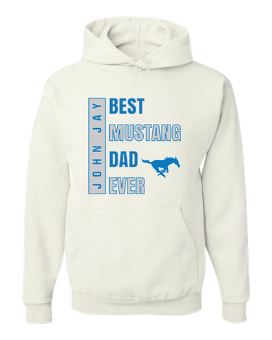 John Jay Mustangs Best Mustang Dad Men's Premium Hoodie