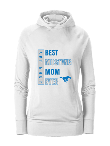 John Jay Mustangs Best Mustang Mom Women's Hoodie