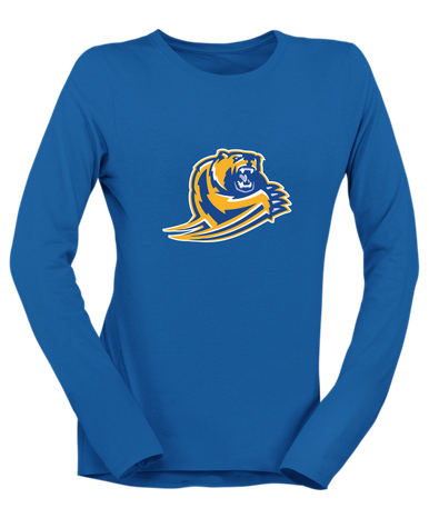 Jefferson Grizzlies Mascot #1 Women's Premium LS T-Shirt