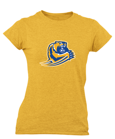 Jefferson Grizzlies Mascot #1 Women's Premium SS T-Shirt