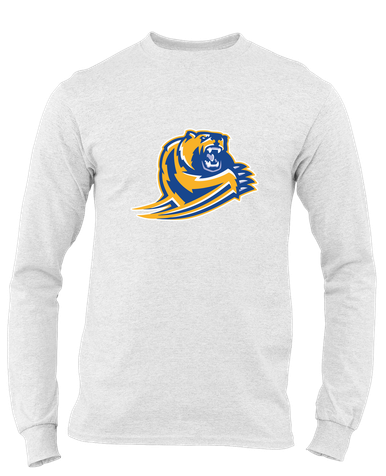 Jefferson Grizzlies Mascot #1 Men's LS T-Shirt