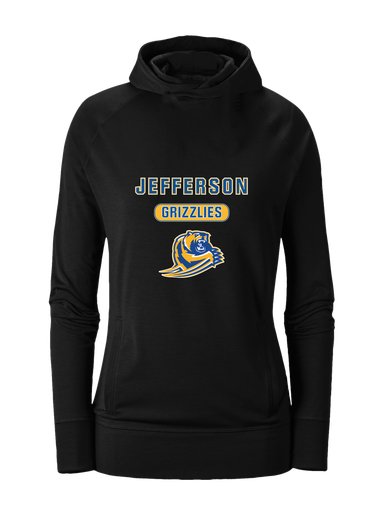Jefferson Grizzlies Mascot #3 Women's Hoodie