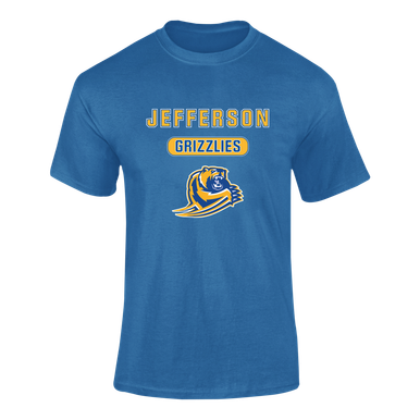 Jefferson Grizzlies Mascot #3 Men's Premium SS T-Shirt