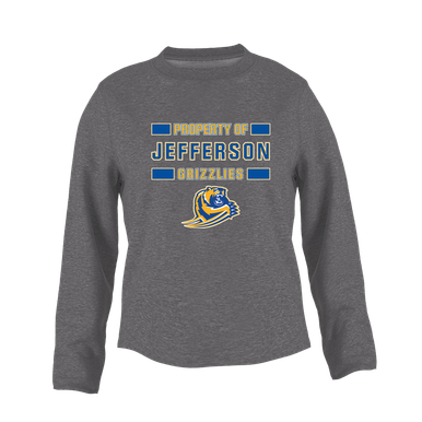 Jefferson Grizzlies Property Of Women's Sweatshirt