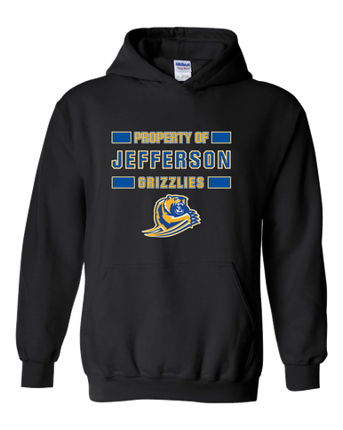 Jefferson Grizzlies Property Of Men's Hoodie