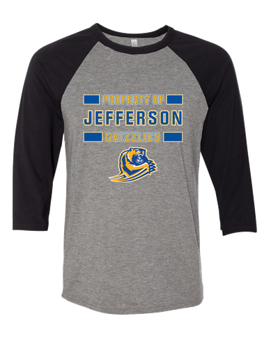 Jefferson Grizzlies Property Of Women's Baseball T-Shirt