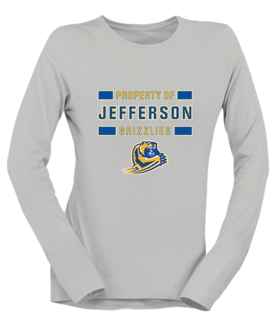 Jefferson Grizzlies Property Of Women's Premium LS T-Shirt