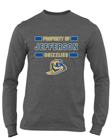 Jefferson Grizzlies Property Of Men's Premium LS T-Shirt