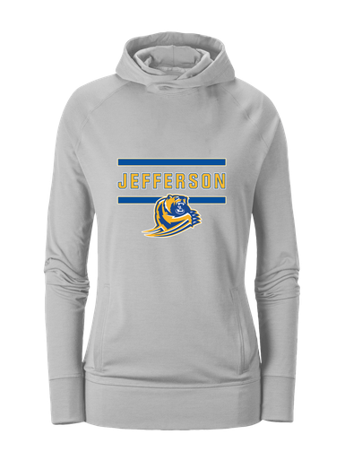 Jefferson Grizzlies Mascot #4 Women's Hoodie