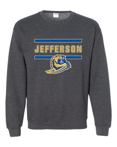 Jefferson Grizzlies Mascot #4 Men's Sweatshirt