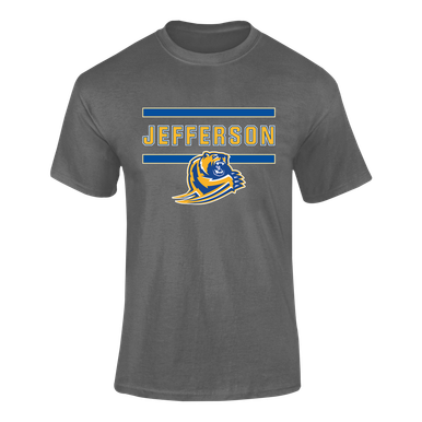 Jefferson Grizzlies Mascot #4 Men's SS T-Shirt