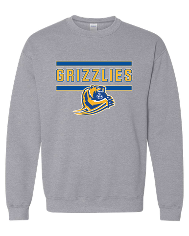 Jefferson Grizzlies Mascot #5 Men's Sweatshirt