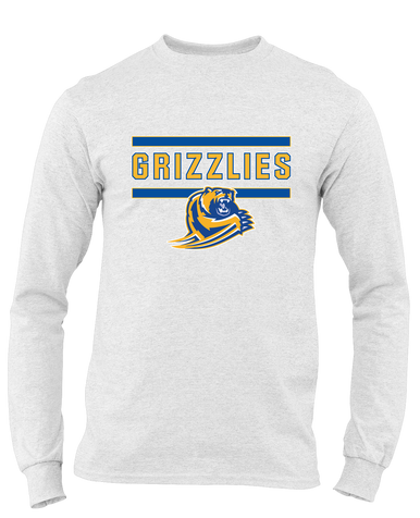 Jefferson Grizzlies Mascot #5 Men's Premium LS T-Shirt