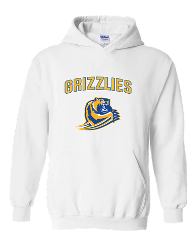 Jefferson Grizzlies Mascot #6 Men's Hoodie
