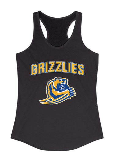Jefferson Grizzlies Mascot #6 Women's Tank Top