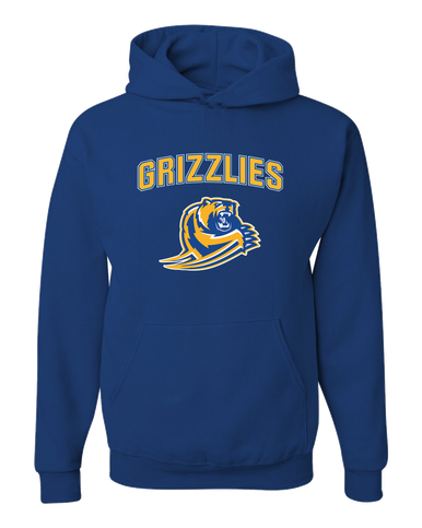 Jefferson Grizzlies Mascot #6 Men's Premium Hoodie