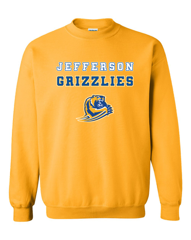 Jefferson Grizzlies Spirit Men's Sweatshirt