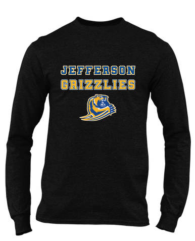 Jefferson Grizzlies Spirit Men's Premium LS T-Shirt